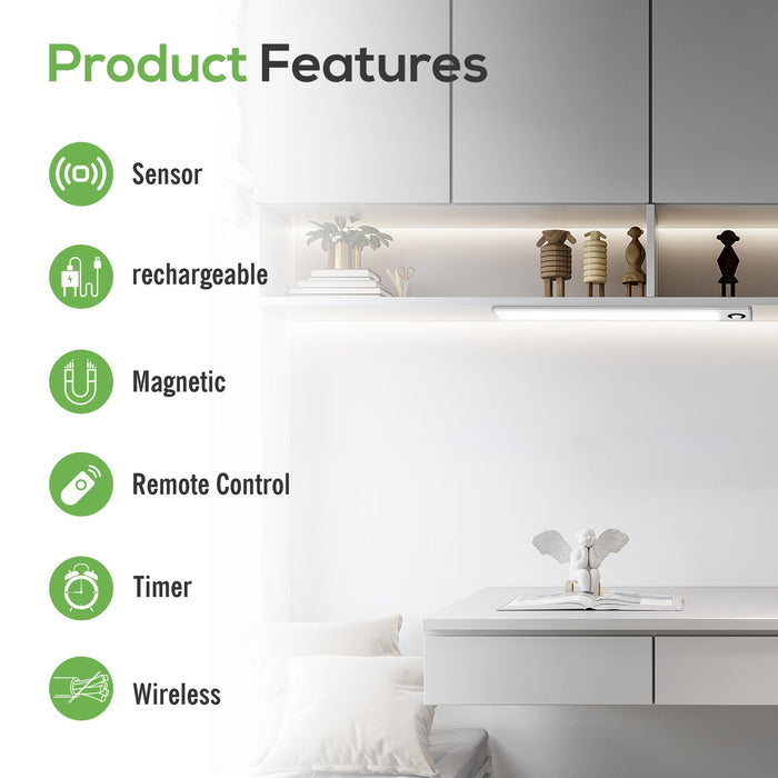 Wireless motion sensor clearance under cabinet lights