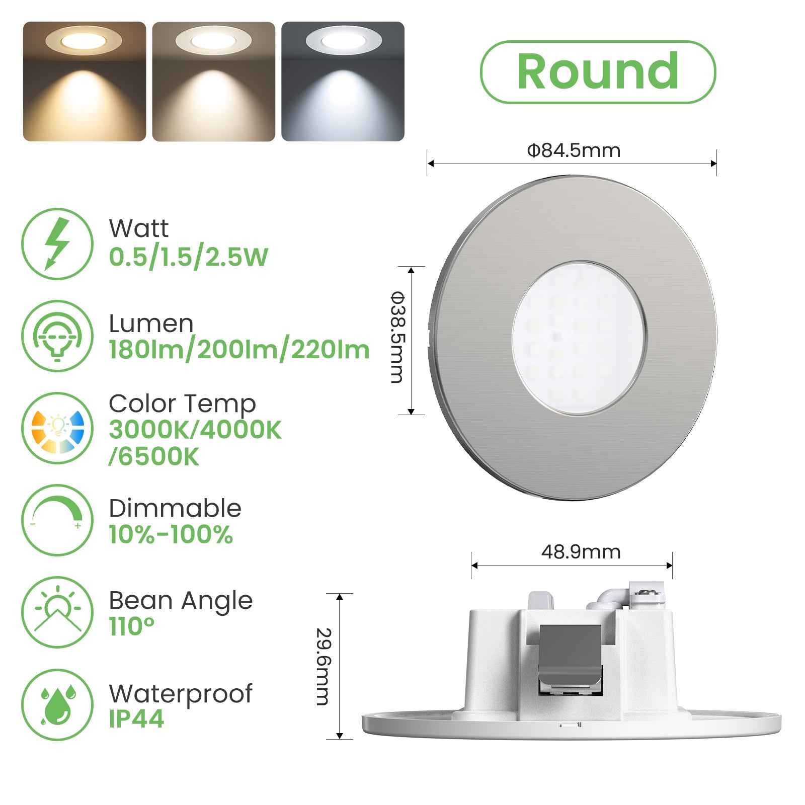 6X LED stair light stair lighting stair lamp step light step lamp - ALUSSO LIGHTING