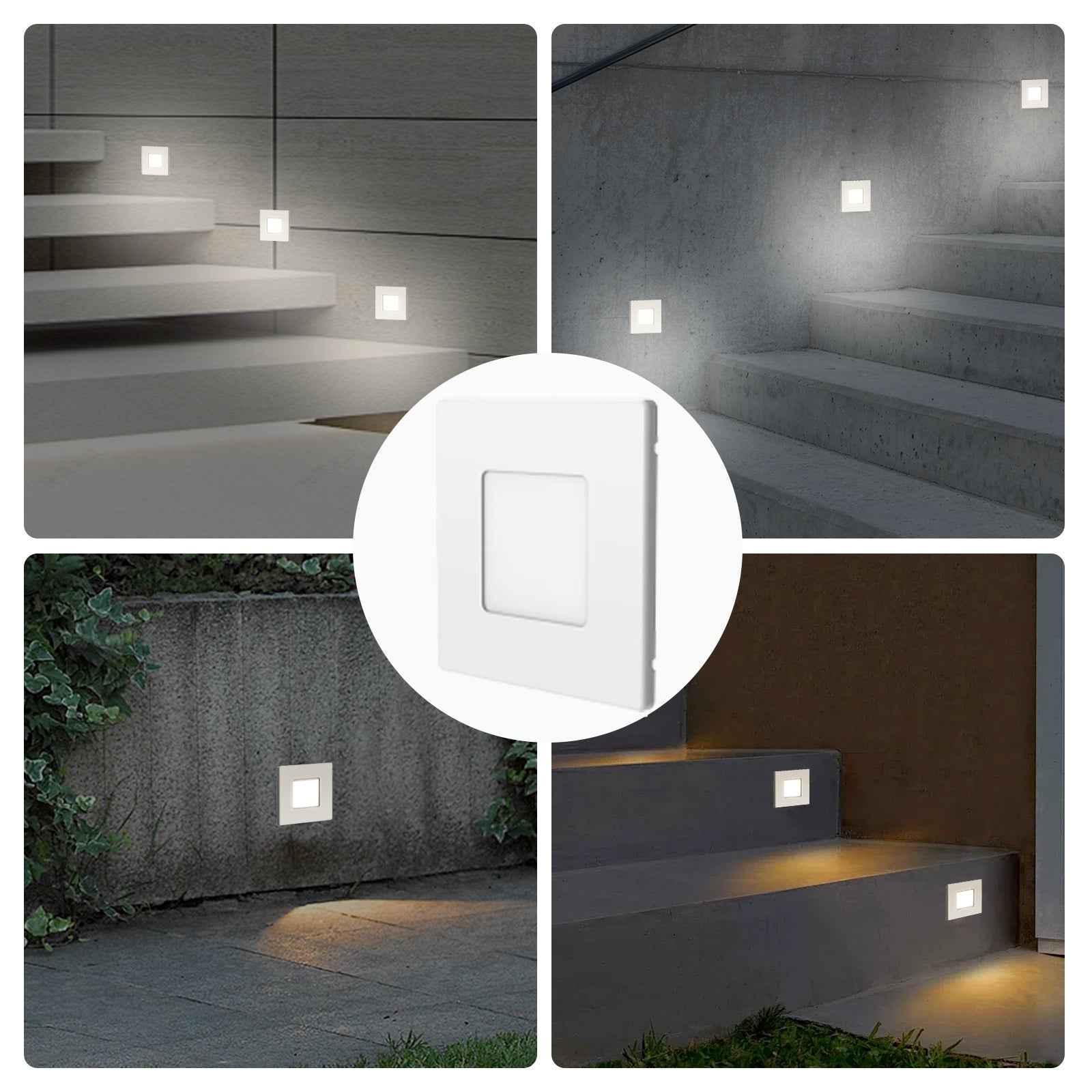 6X LED stair light stair lighting stair lamp step light step lamp - ALUSSO LIGHTING