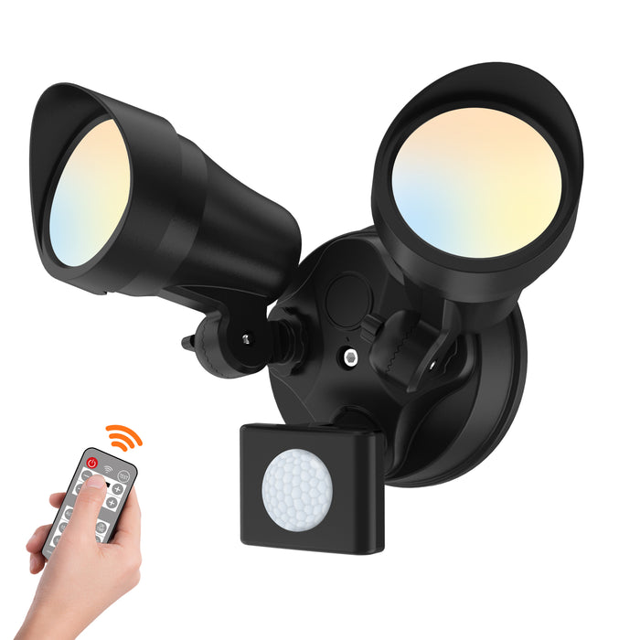 Motion sensor outdoor sales light with camera