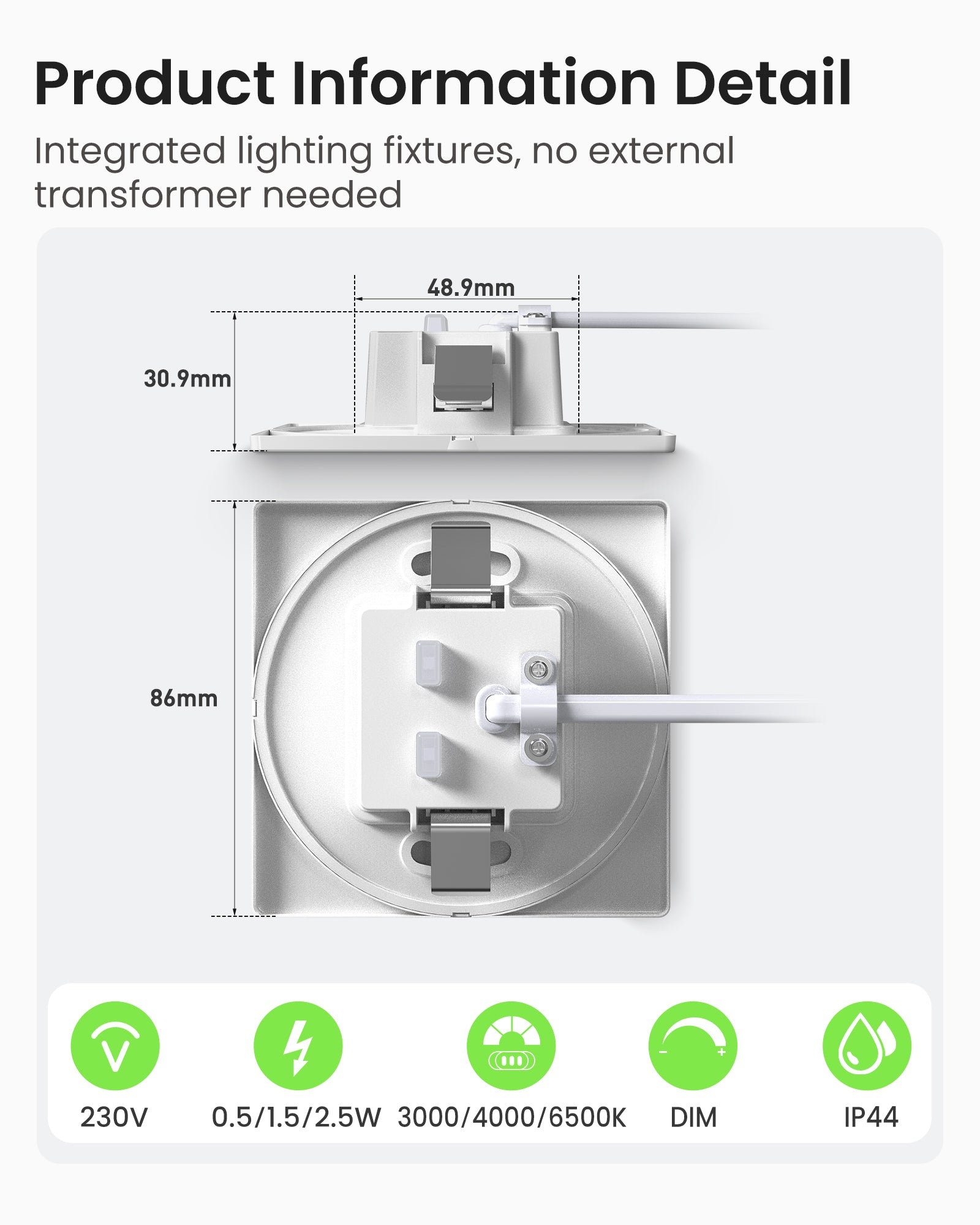 6X LED stair light stair lighting stair lamp step light step lamp