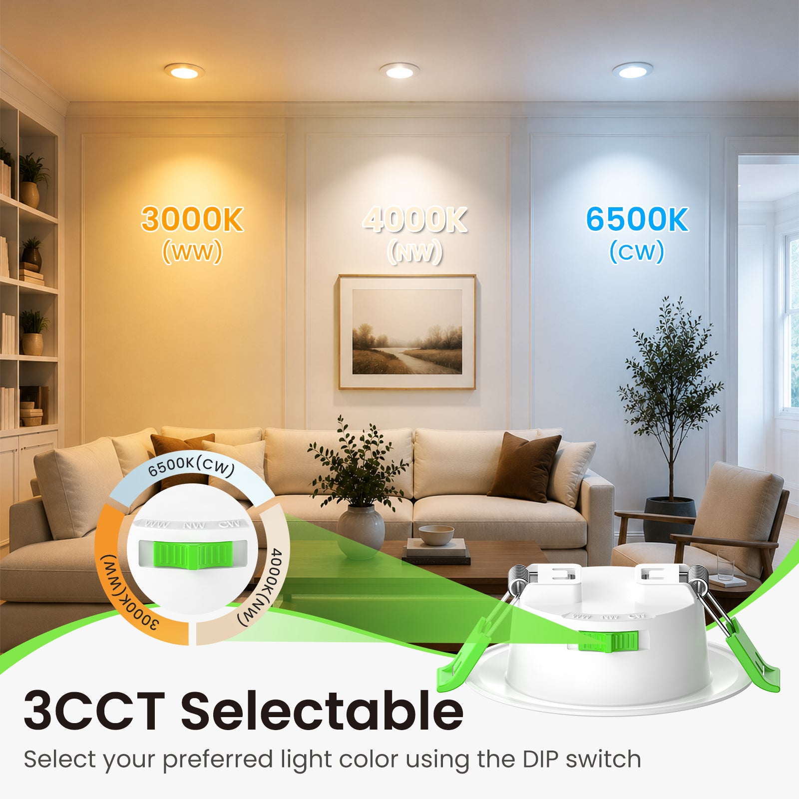 12PACK 68mm LED Recessed Ceiling Light 4W 5W Ultra Slim Downlight Flat Panel Spot 230V