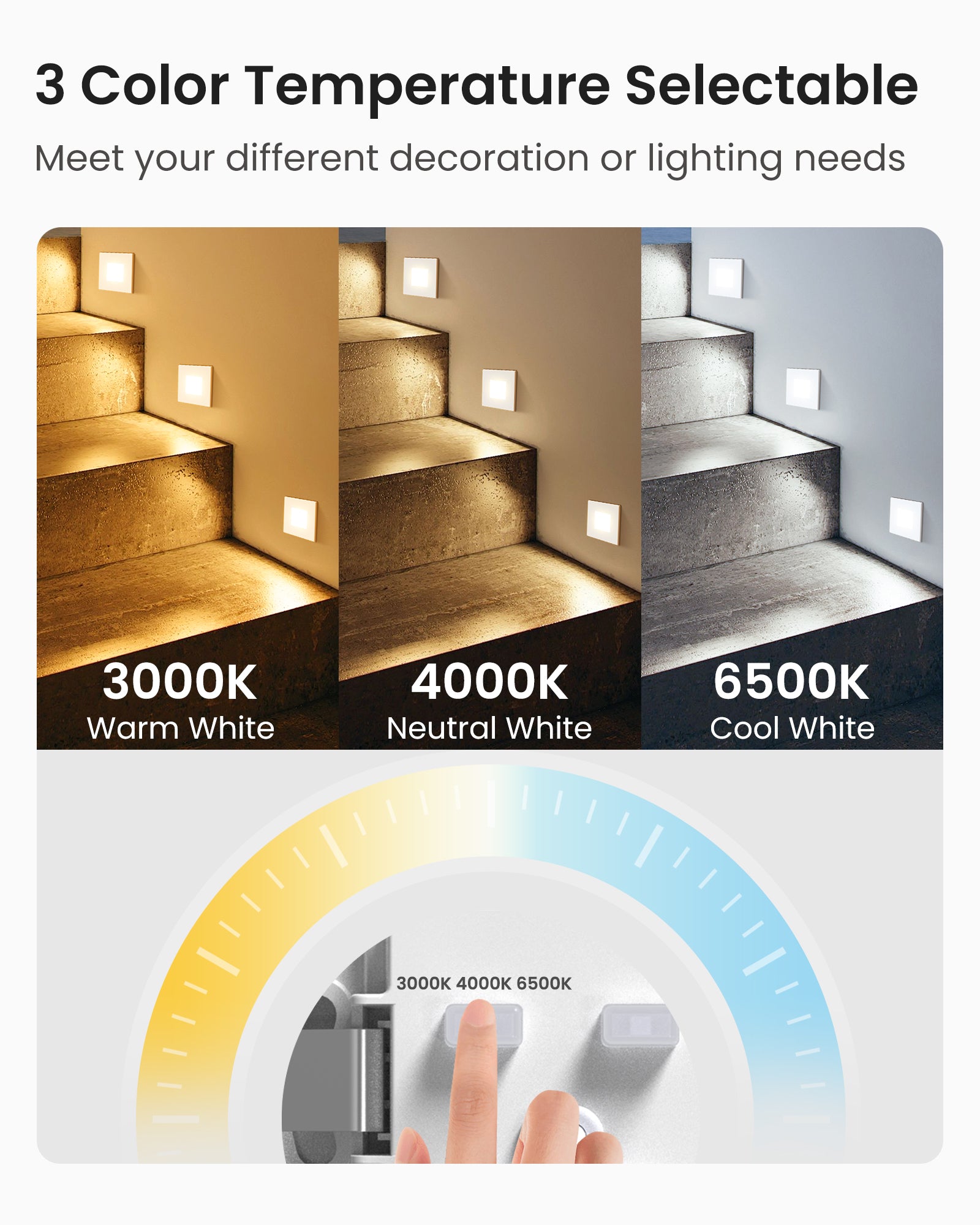 6X LED stair light stair lighting stair lamp step light step lamp