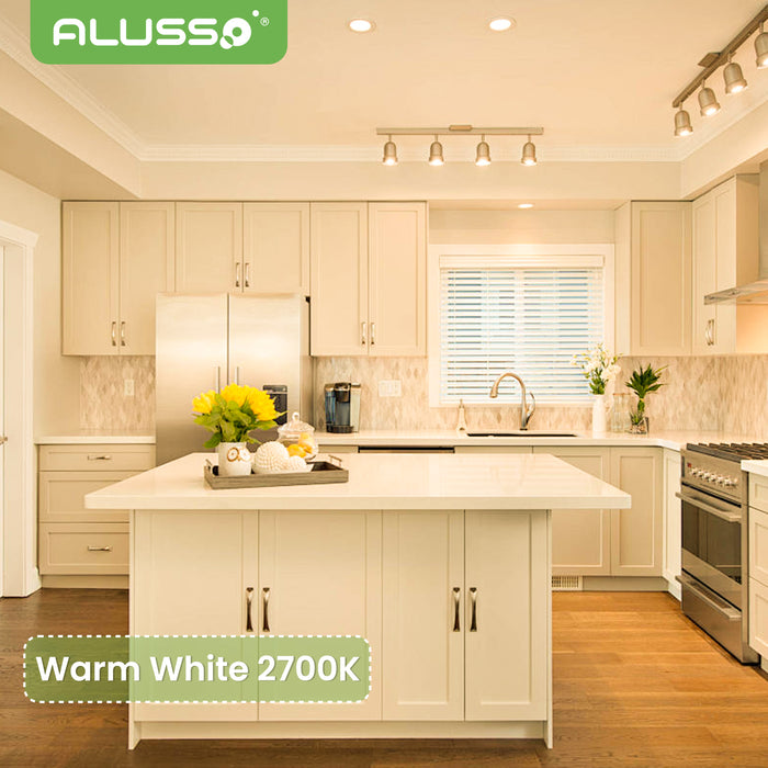 5W GU10 LED Glass Bulbs 36°/120° Beam Angle 2700K Warm White Pack of 12