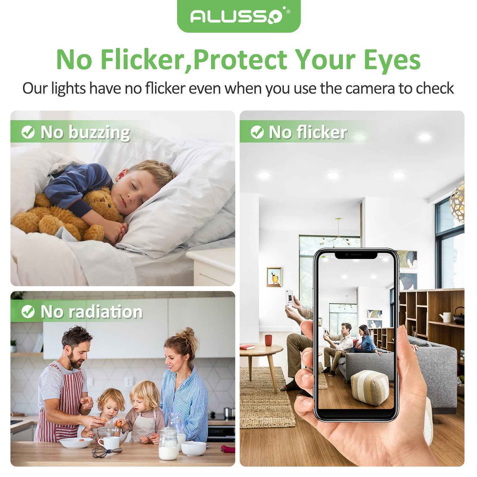 10 Pack 5W 68-78mm Cutout Ultra Slim LED Downlight 3CCT 3000K 4000K 6500K Dimmable IP44 White/Nickel Frame - ALUSSO LIGHTING