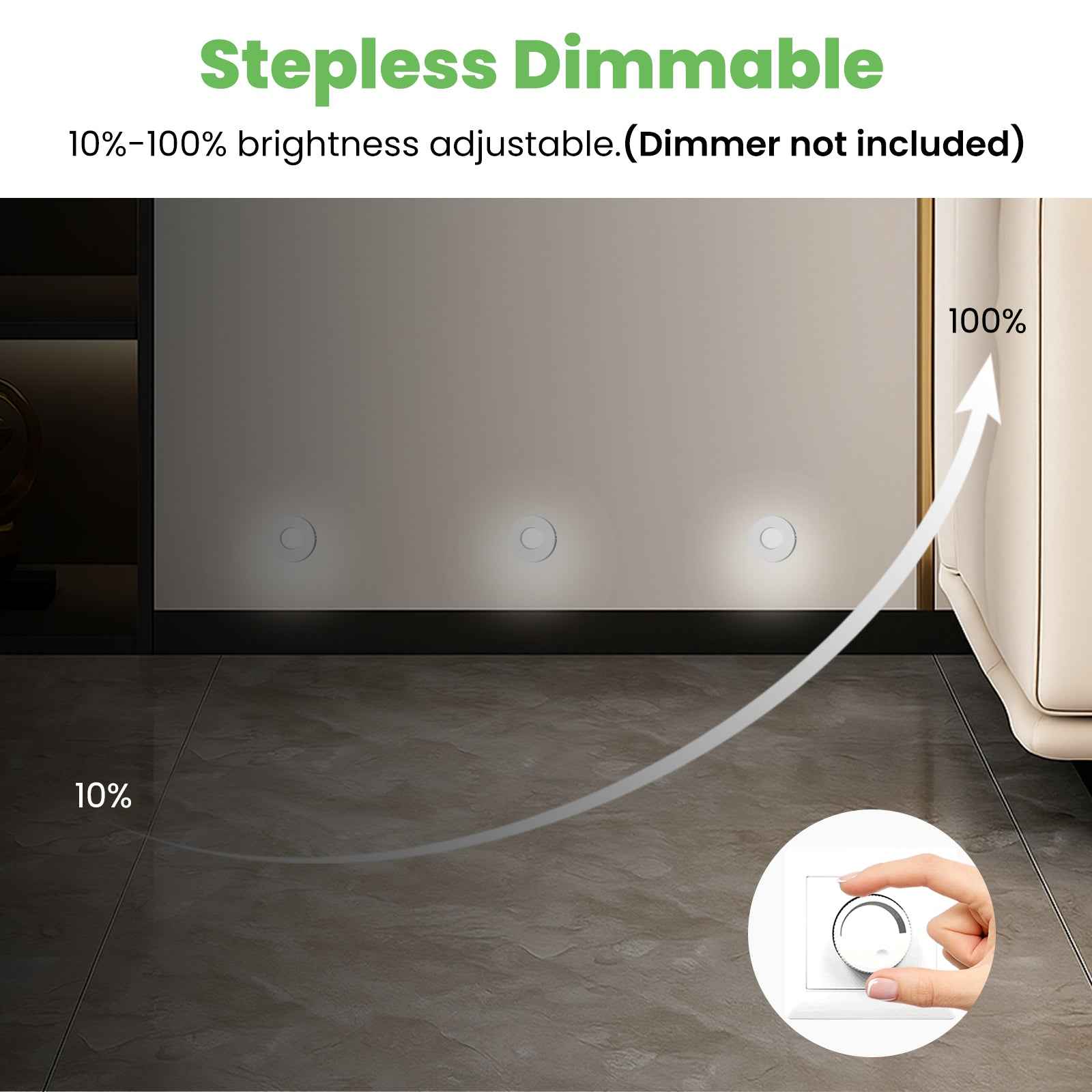 6X LED stair light stair lighting stair lamp step light step lamp - ALUSSO LIGHTING