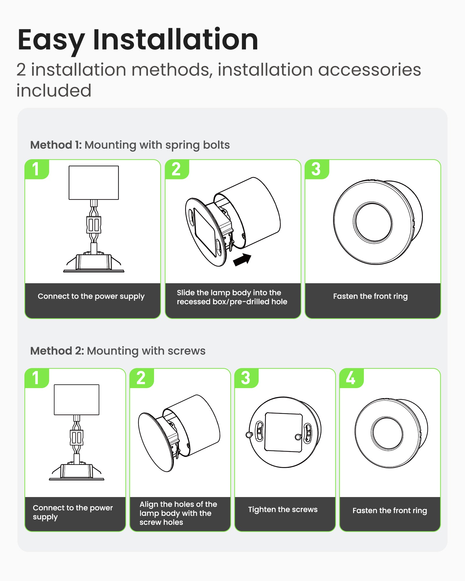 6X LED stair light stair lighting stair lamp step light step lamp