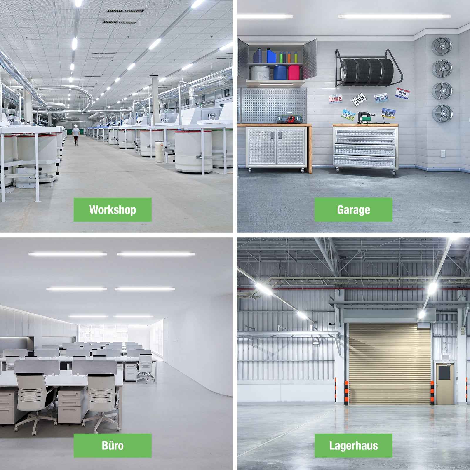 10x LED Fluorescent Tube120cm T8 G13 Neon Tube 3CCT Lamp Tube 18W