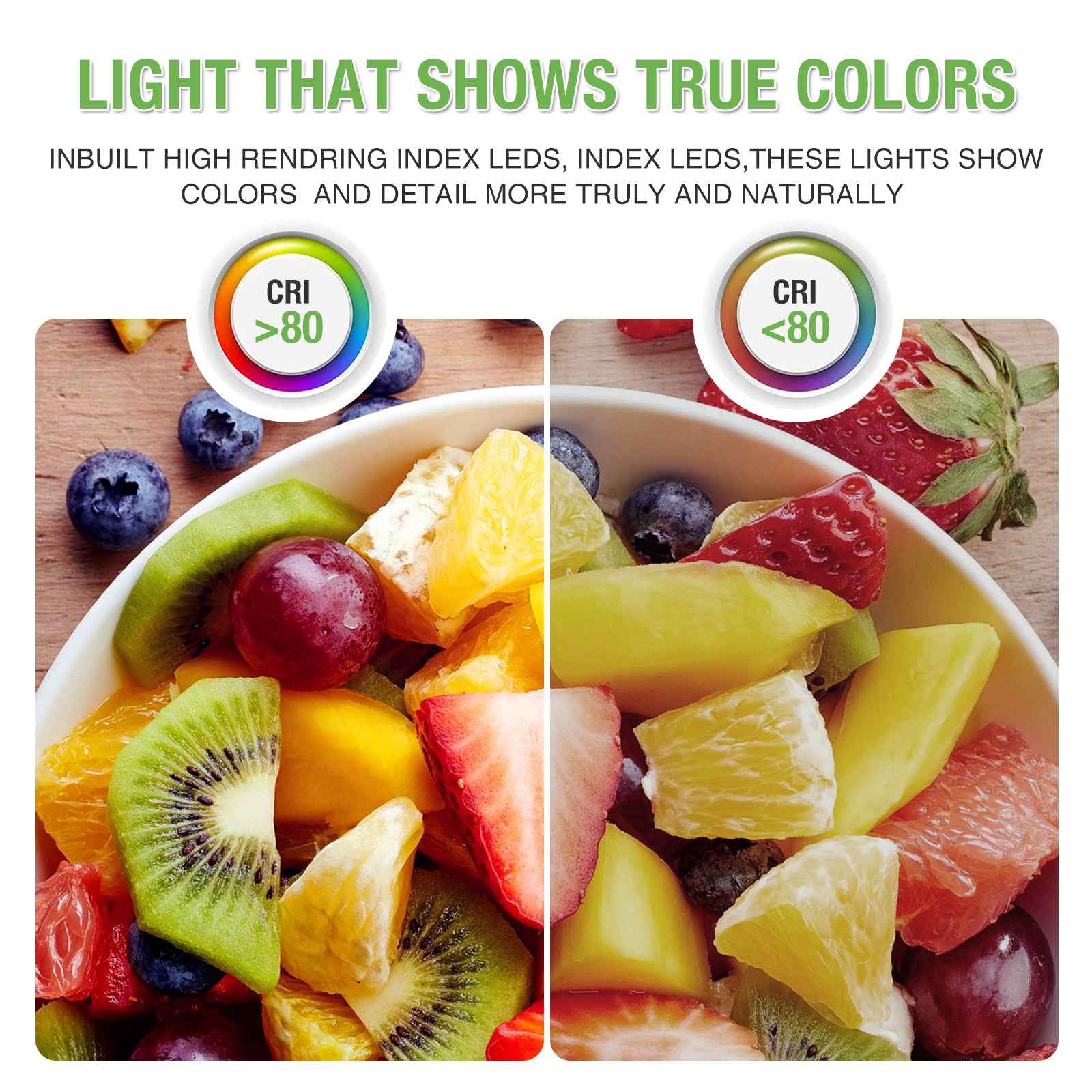 10W Black Recessed Spot Light Tri Color Dimmable IP44 Black,Cutout 120-135mm 6 Pack - ALUSSO LIGHTING