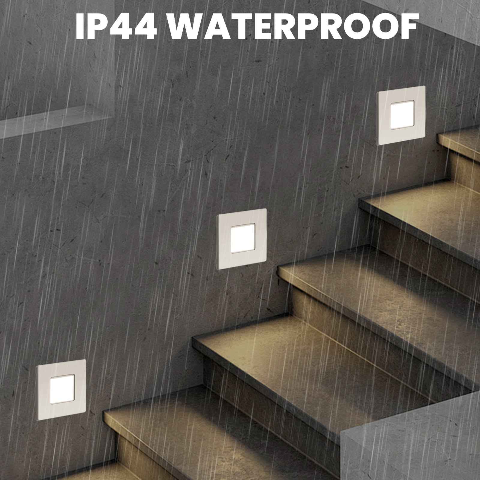 6X LED stair light stair lighting stair lamp step light step lamp - ALUSSO LIGHTING