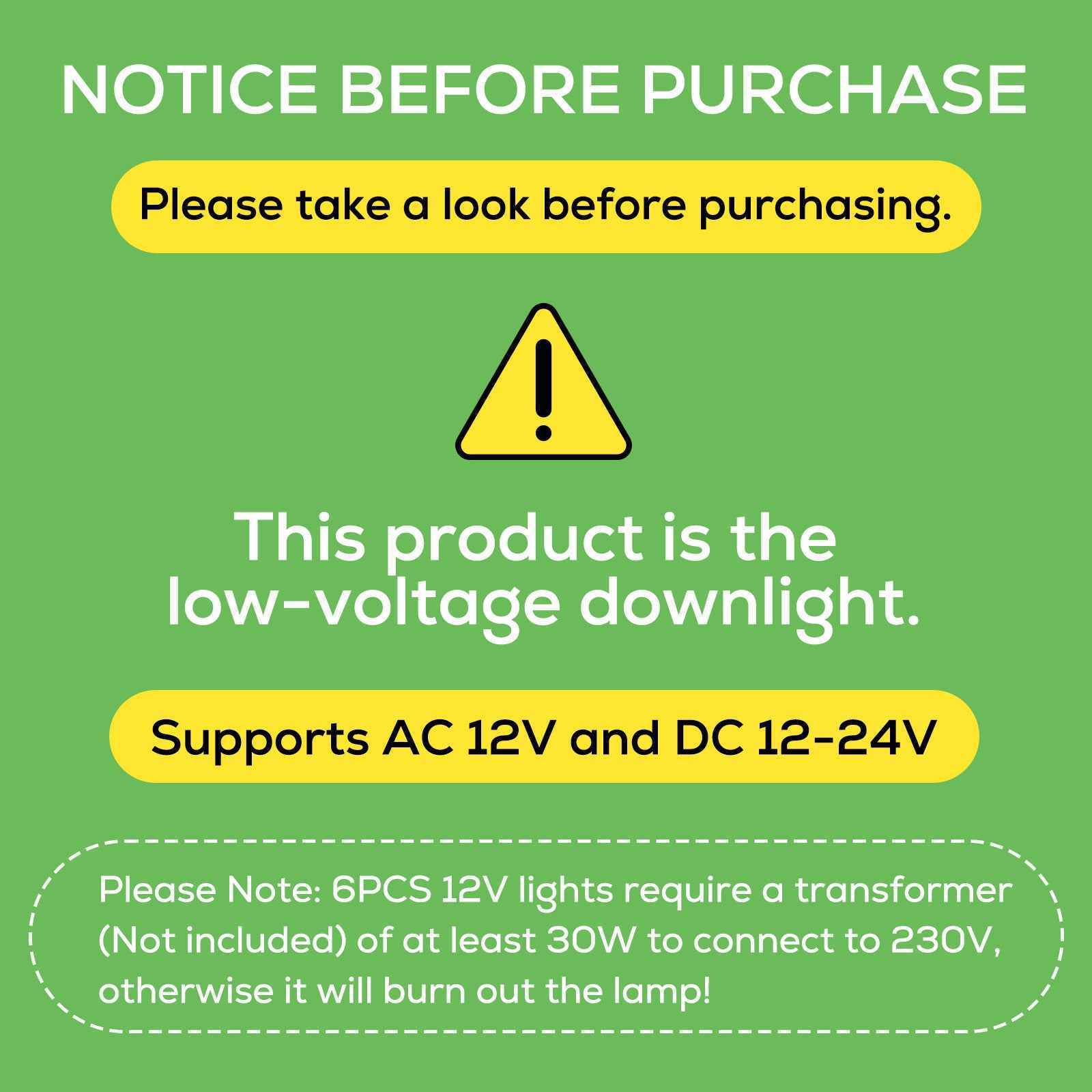 Upgraded 12V-24V RV 4W LED Recessed Spotlight 3CCT, IP44, Cutout 55-58mm, 6 Pack, White / Nickel - ALUSSO LIGHTING