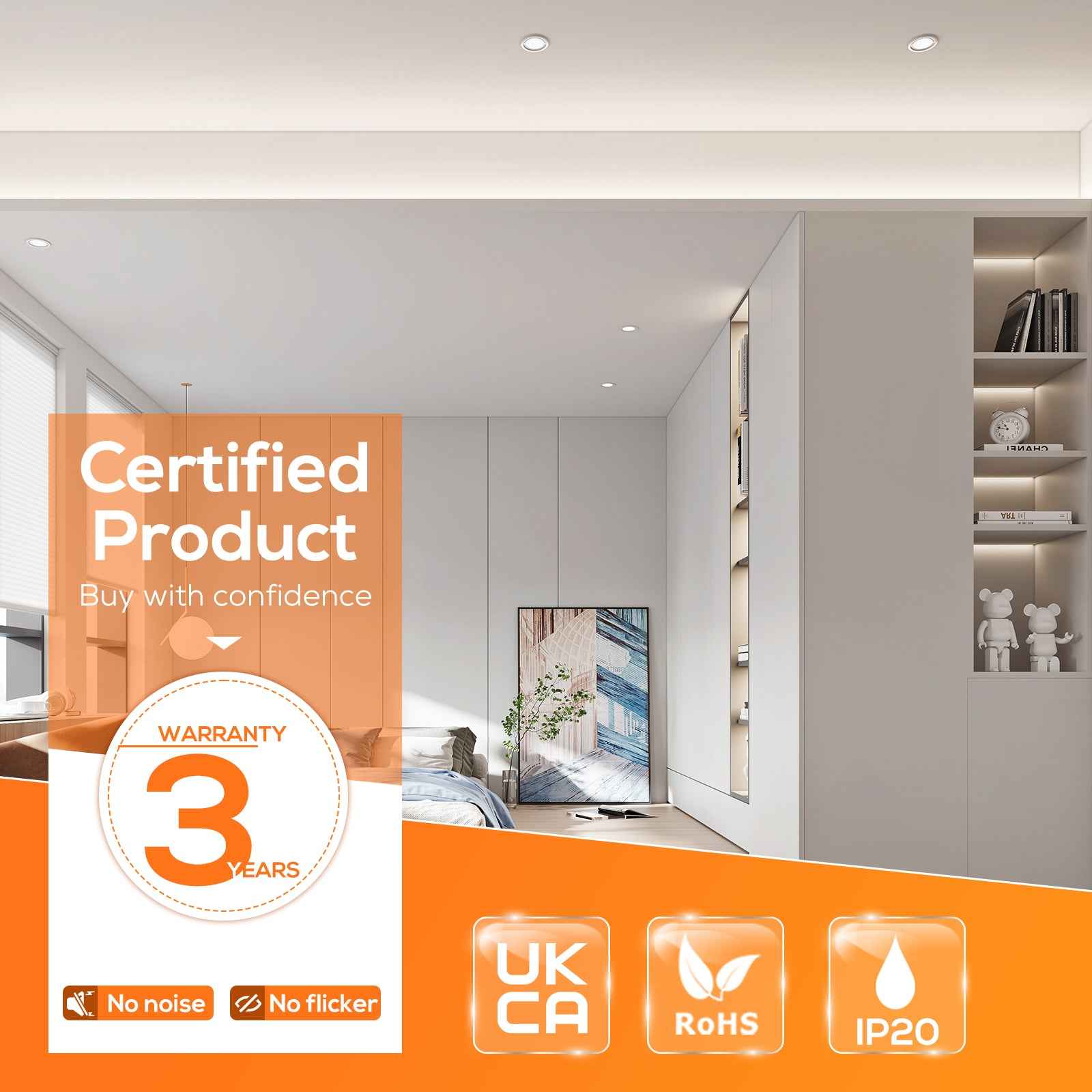 GU10/E27 LED Spotlight Bulb 8W/10W CCT 3000K/4000K/6500K, 120°/240° Beam Angle, 10 Pack - ALUSSO LIGHTING