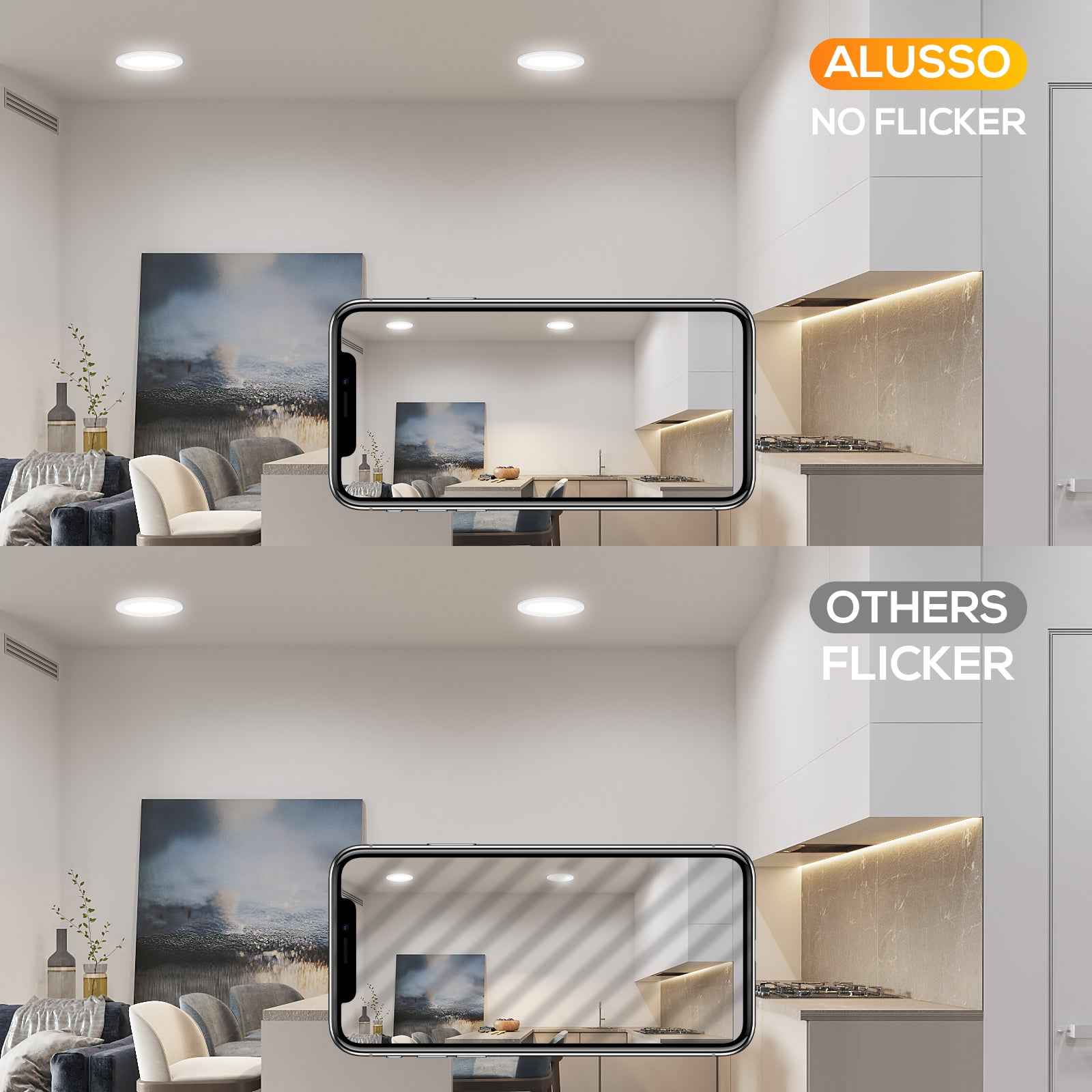 GU10/E27 LED Spotlight Bulb 8W/10W CCT 3000K/4000K/6500K, 120°/240° Beam Angle, 10 Pack - ALUSSO LIGHTING