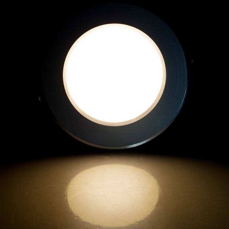 9W Utral Slim LED Recessed Ceiling Lights Ø120-130mm Cutout, Warm White 3000K, IP44, 6PACK - ALUSSO LIGHTING