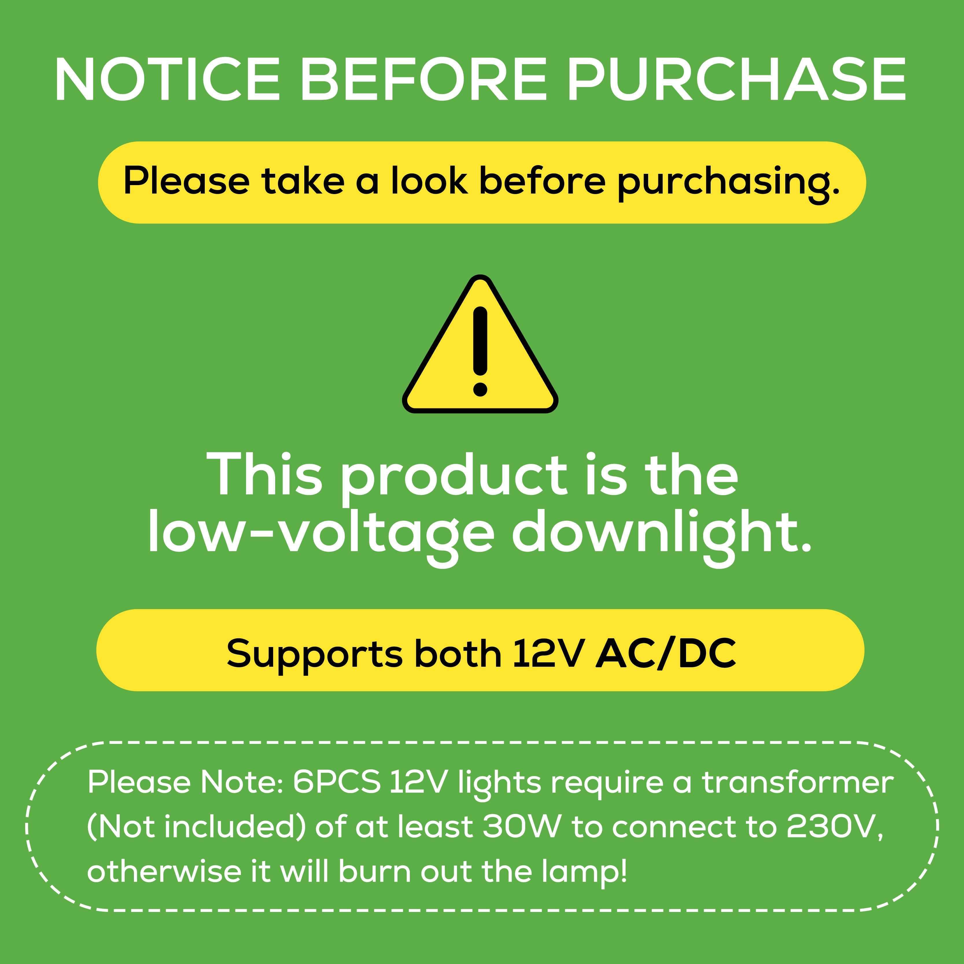 12V AC/DC RV 4W LED Recessed Ceiling Lights 3CCT, IP44, Cutout 55-58mm, 6 Pack, White / Nickel - ALUSSO LIGHTING