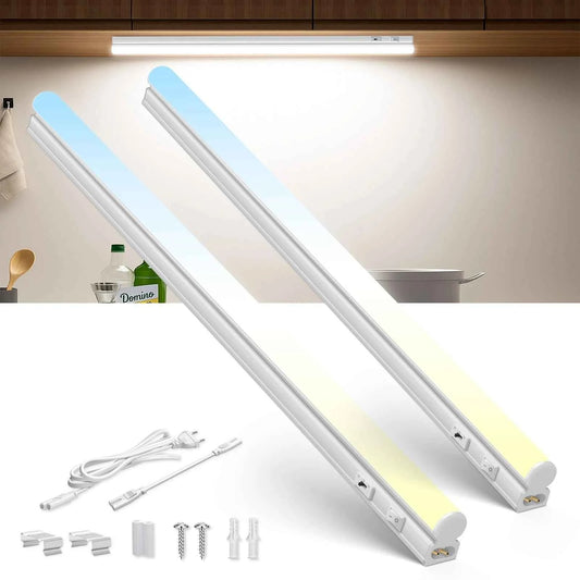 2x LED under-cabinet lights , 58/88cm, kitchen under -cabinet lamps, 230V, furniture lights, kitchen, CE certified（副本）
