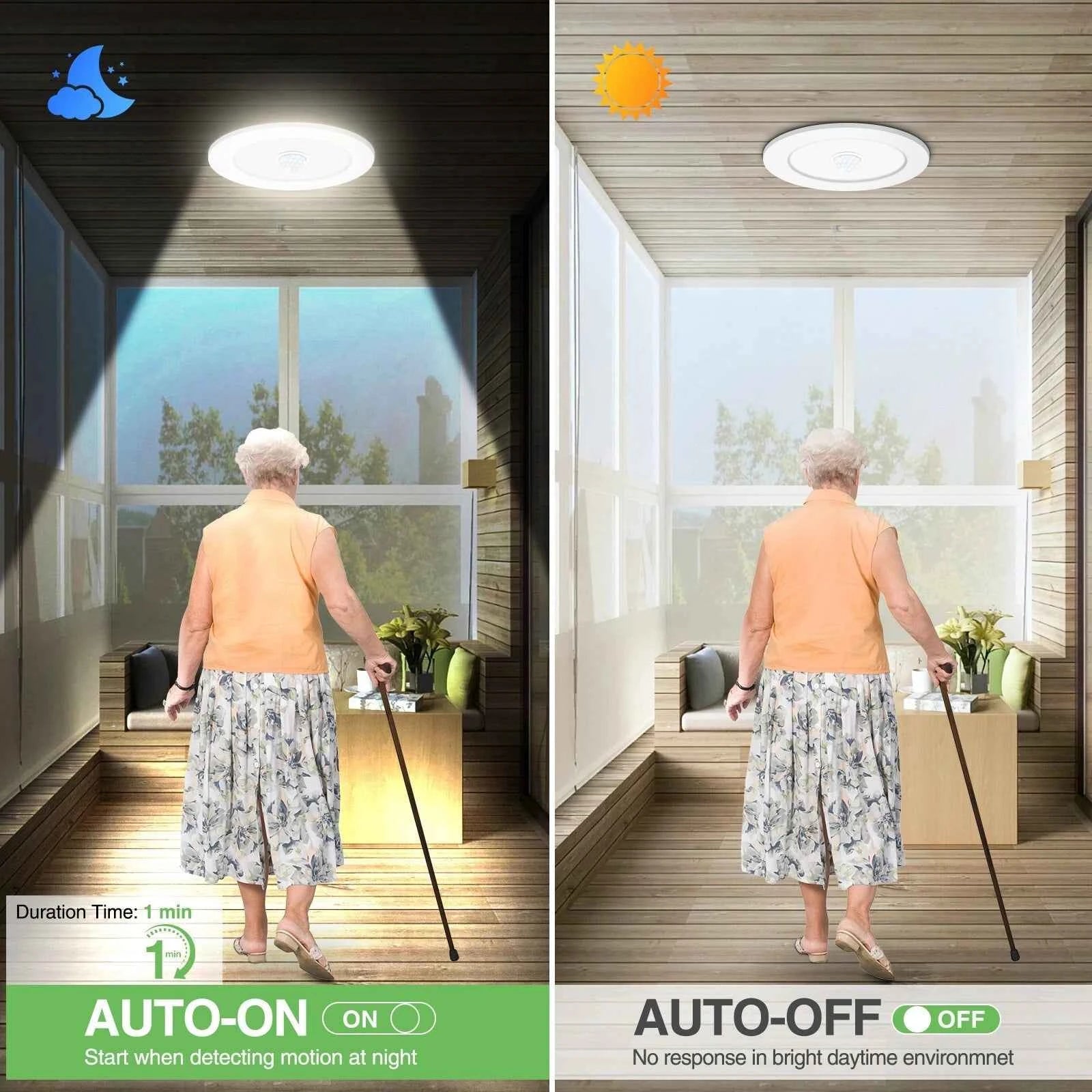 12W LED Motion Sensor Downlight 90-105mm Cutout, 1 Pack - ALUSSO LIGHTING