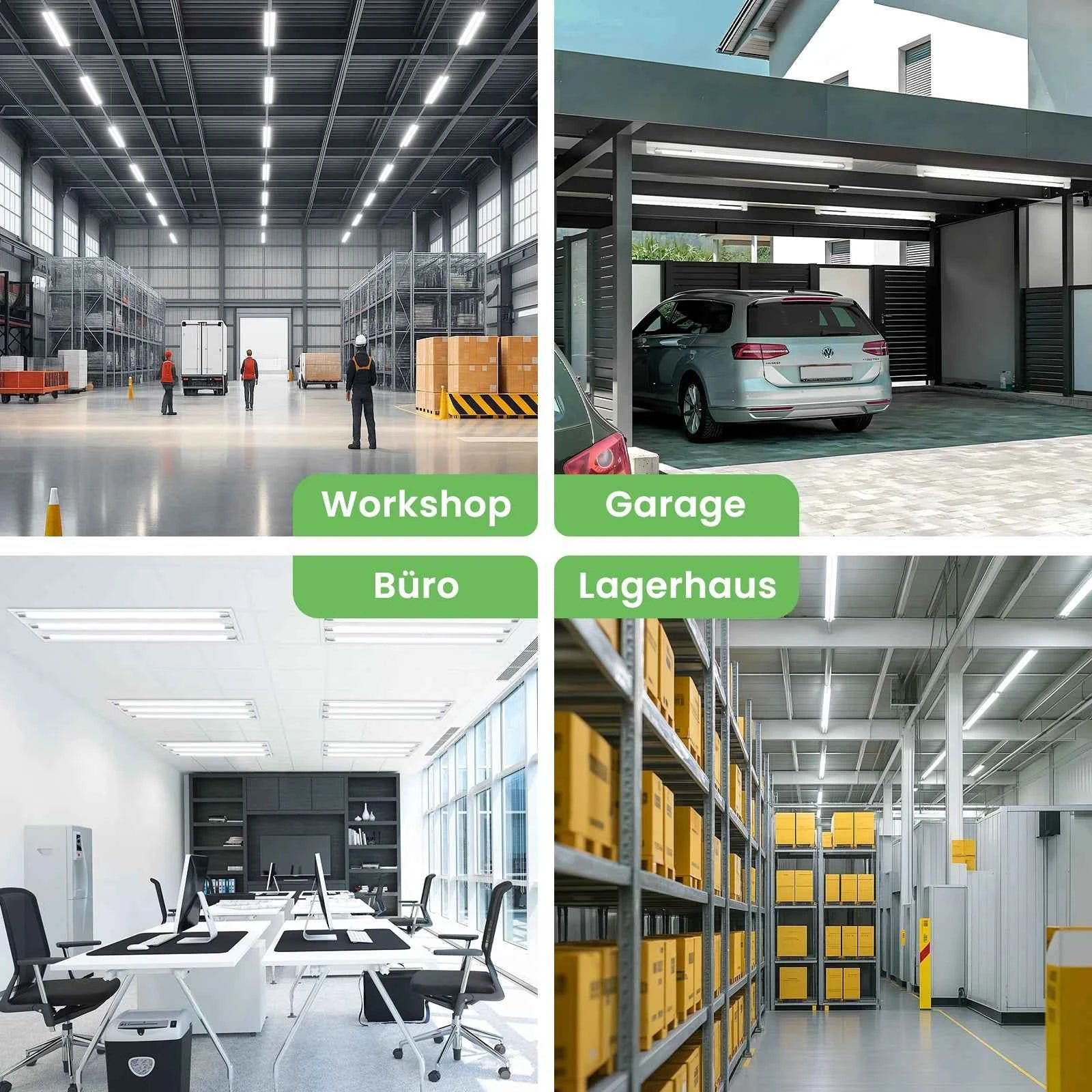 10x LED Fluorescent Tube120cm T8 G13 Neon Tube 3CCT Lamp Tube 18W