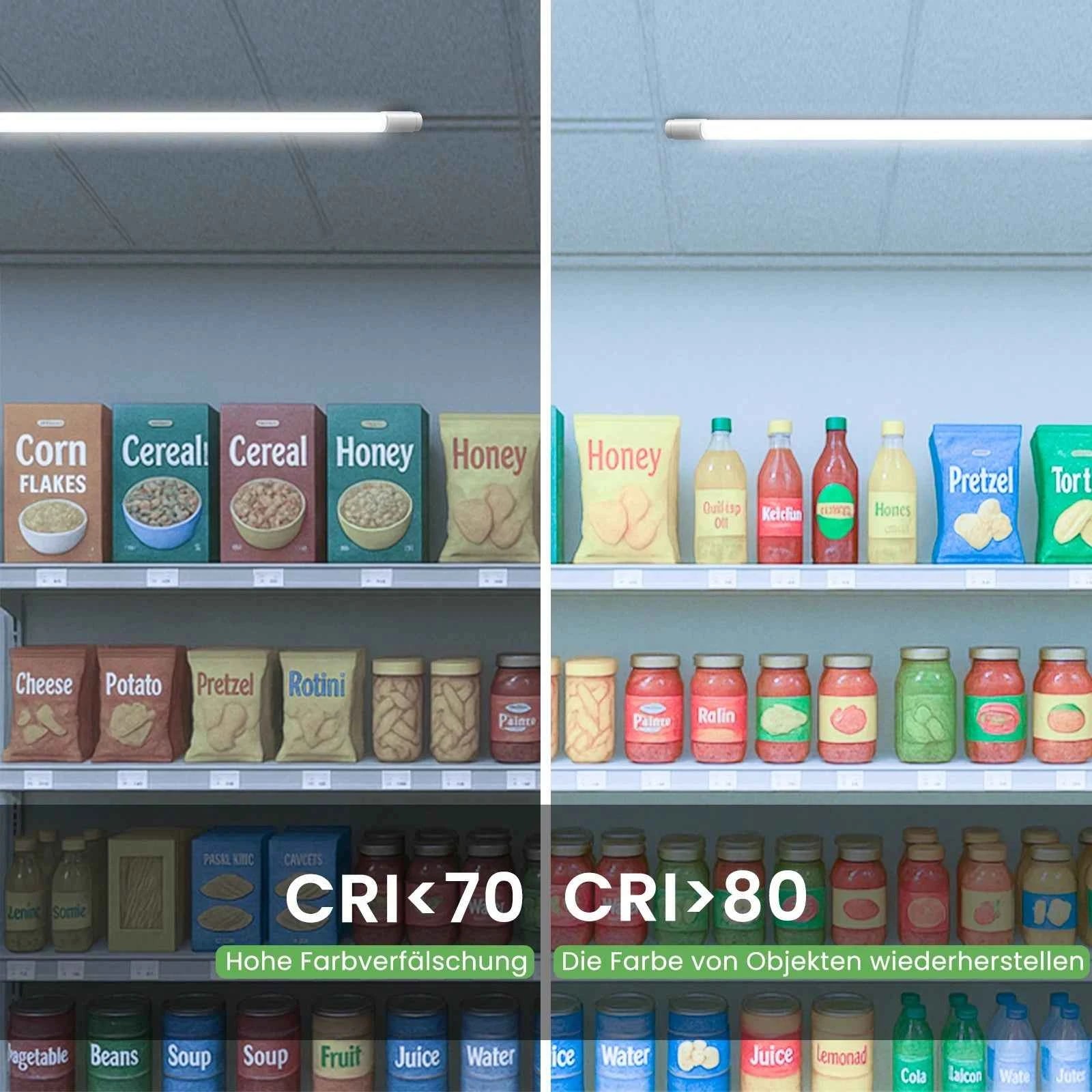 10x LED Fluorescent Tube120cm T8 G13 Neon Tube 3CCT Lamp Tube 18W