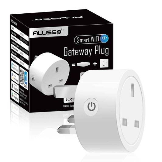 Wifi Smart Plug UK Standard with Tuya Bluetooth Gateway function - ALUSSO LIGHTING
