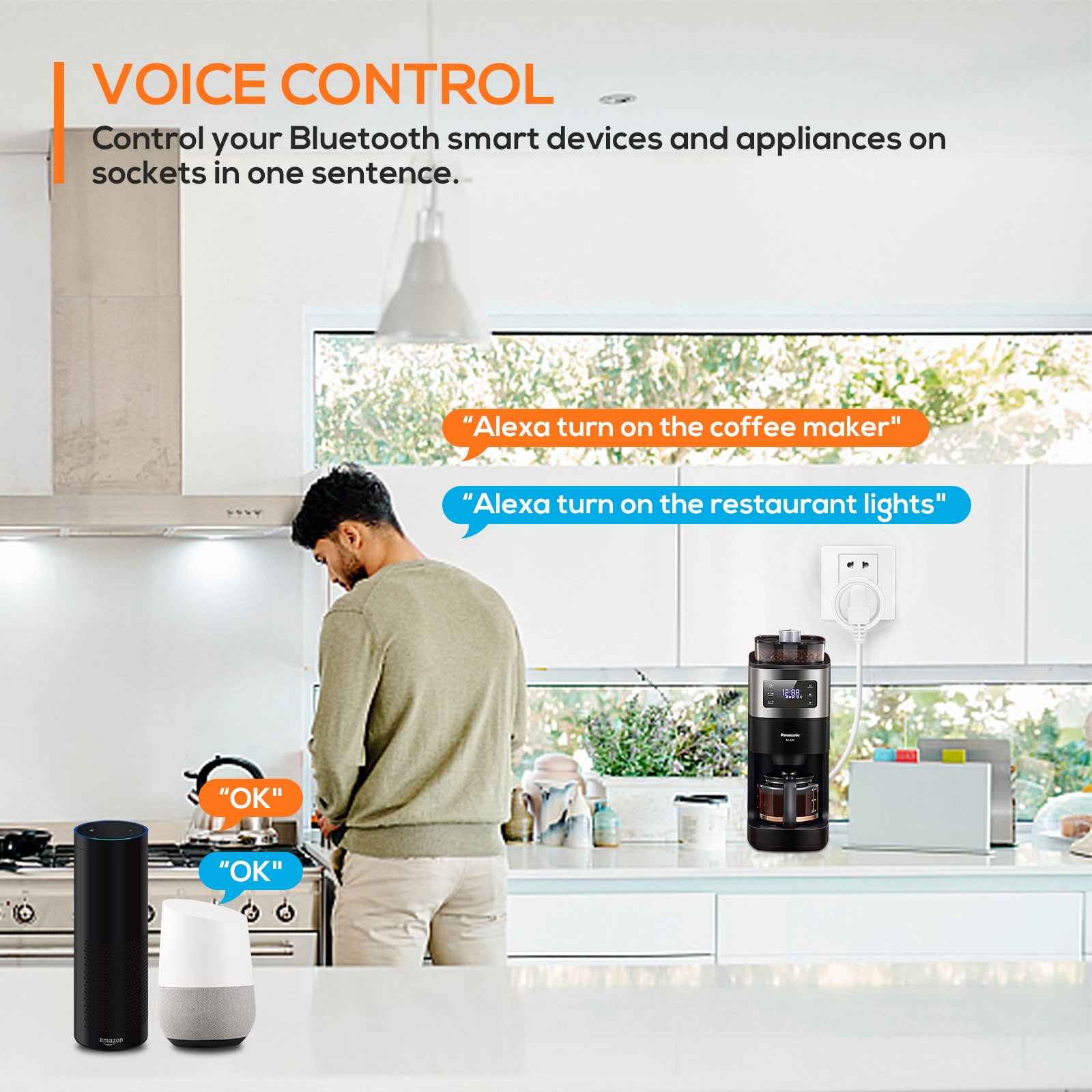 Wifi Smart Plug UK Standard with Tuya Bluetooth Gateway function - ALUSSO LIGHTING