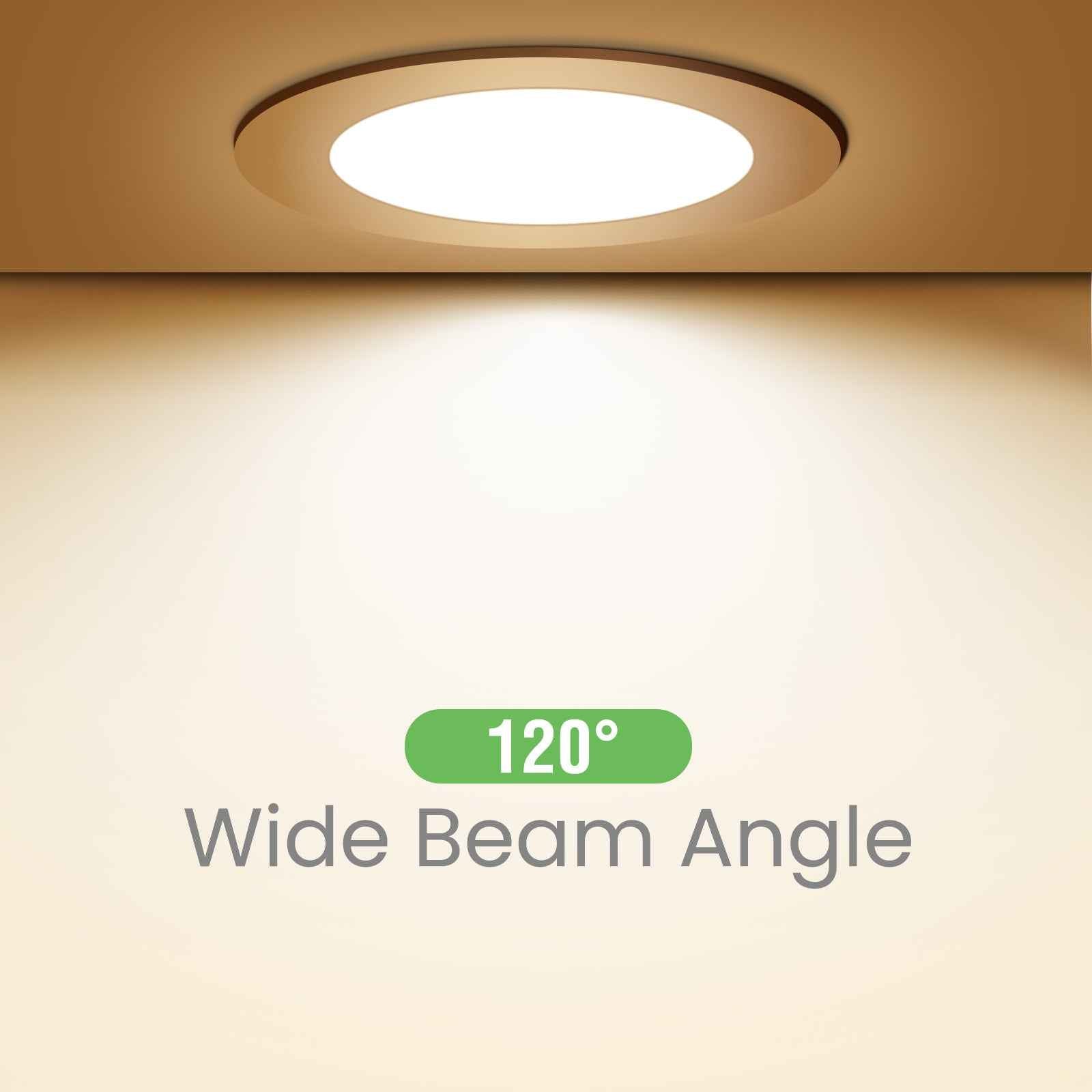 5W 7W IP65 Ultra Slim LED Downlight CCT Dimmable, Cutout 72-100mm, 6 Pack, White Frame - ALUSSO LIGHTING